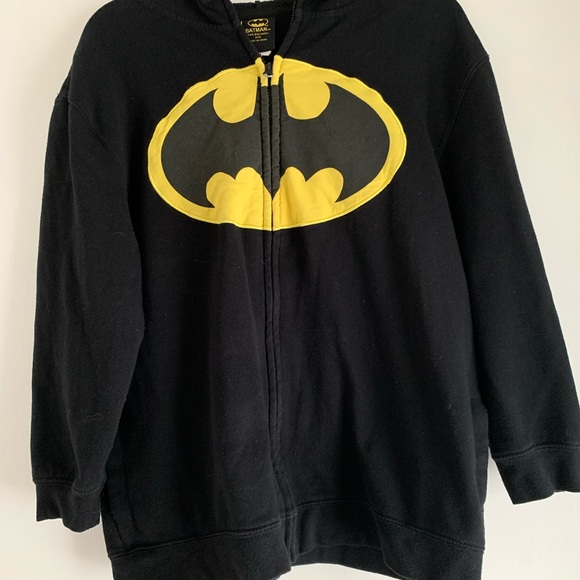 🎄🔥🦇Batman zip up Hoodie with Mask Hood Boys XL - Picture 11 of 14